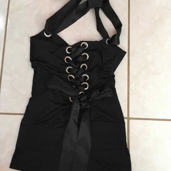Symphony Short Romper (S) black - Picture 7 of 7